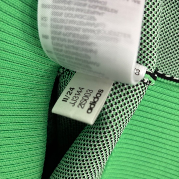 Adidas Originals Basketball Jersey Dress Black Green JJ3144 Women’s M Rare - Picture 14 of 15